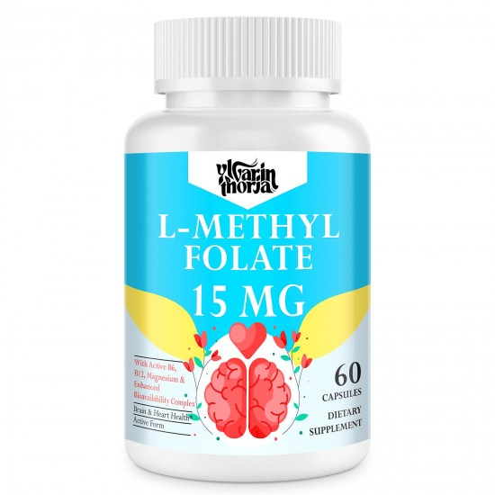 Ylvarinthoria Dietary Supplement 15mg L Methylfolate (5-MTHF) Vegetarian Capsules