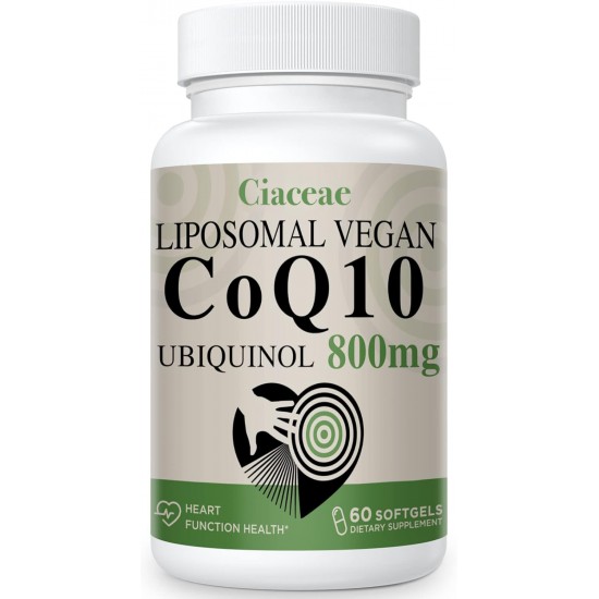 Ciaceae Food Supplement Liposomal CoQ10 800mg Ubiquinol Softgel