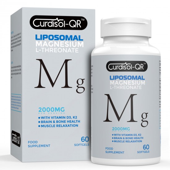 Curdisol-QR Liposomal Magnesium L-Threonate Food Supplement Softgels